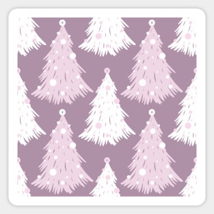 Lavender Christmas Sticker